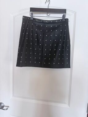 Zara Faux studded mini skirt - size medium